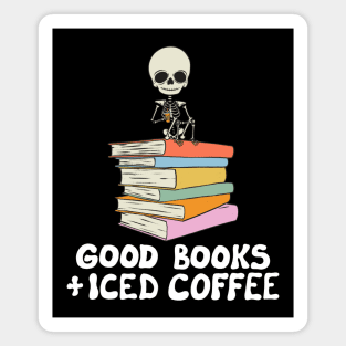 Good Books and Iced Coffee Magnet